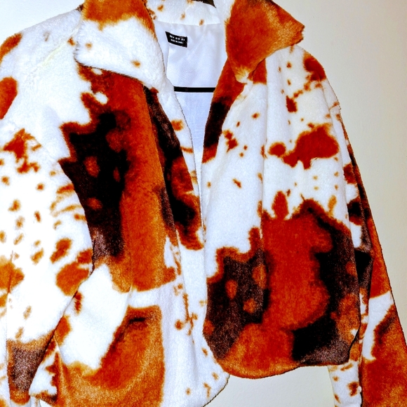 TEDDY JACKET!! Warm, warm, cropped jacket!! - Picture 8 of 9